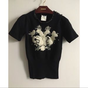 Gianfranco Ferre Coat Of Arms Logo Pullover GFF